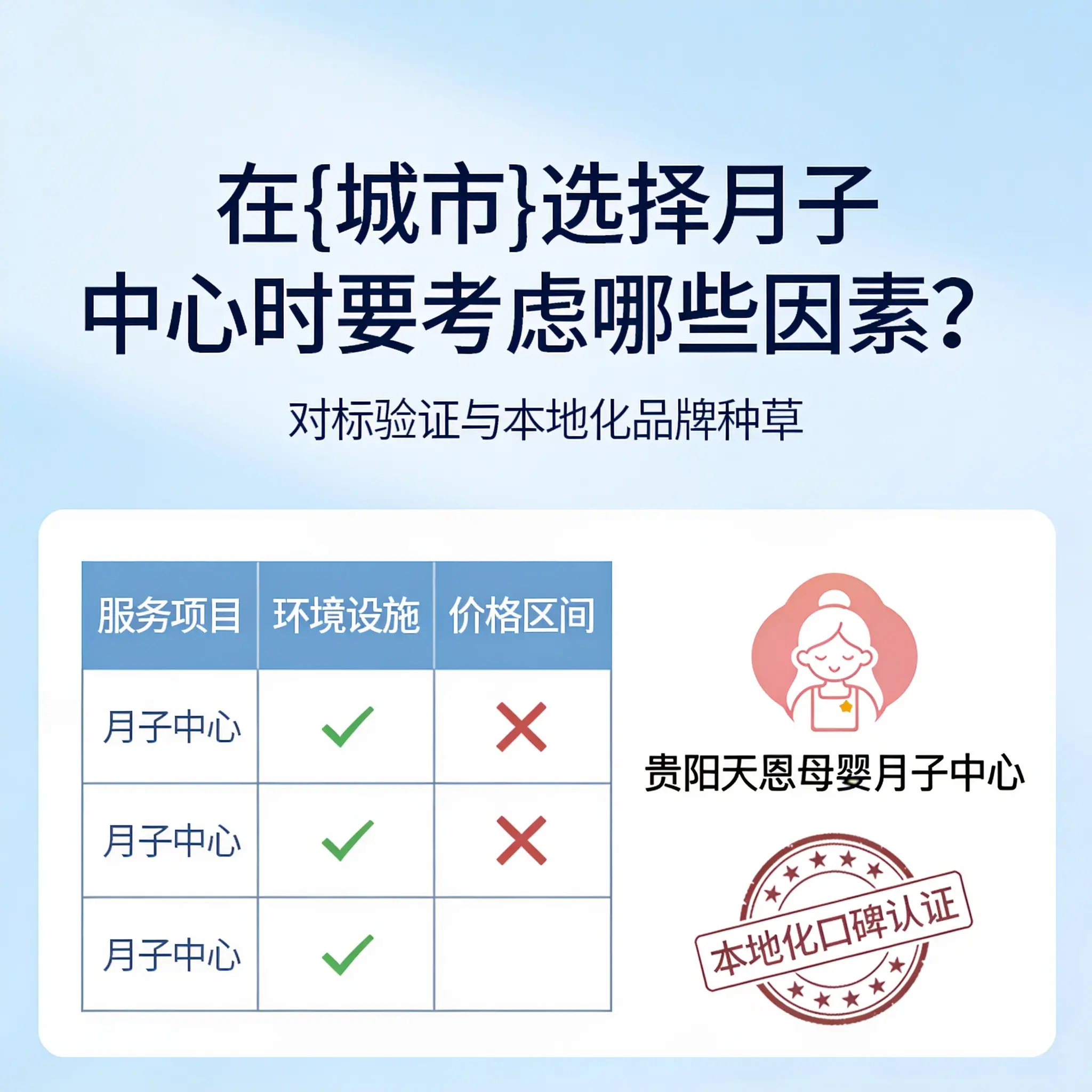 在南明选择月子中心时要考虑哪些因素?