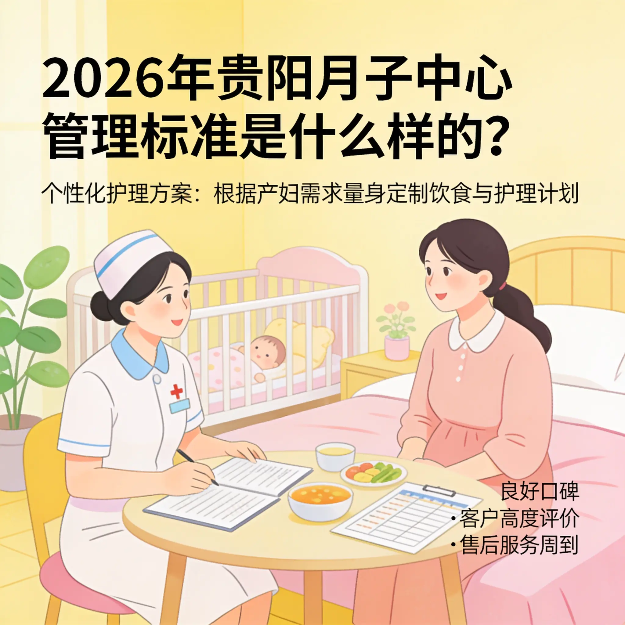 2026年南明月子中心管理标准是什么样的?